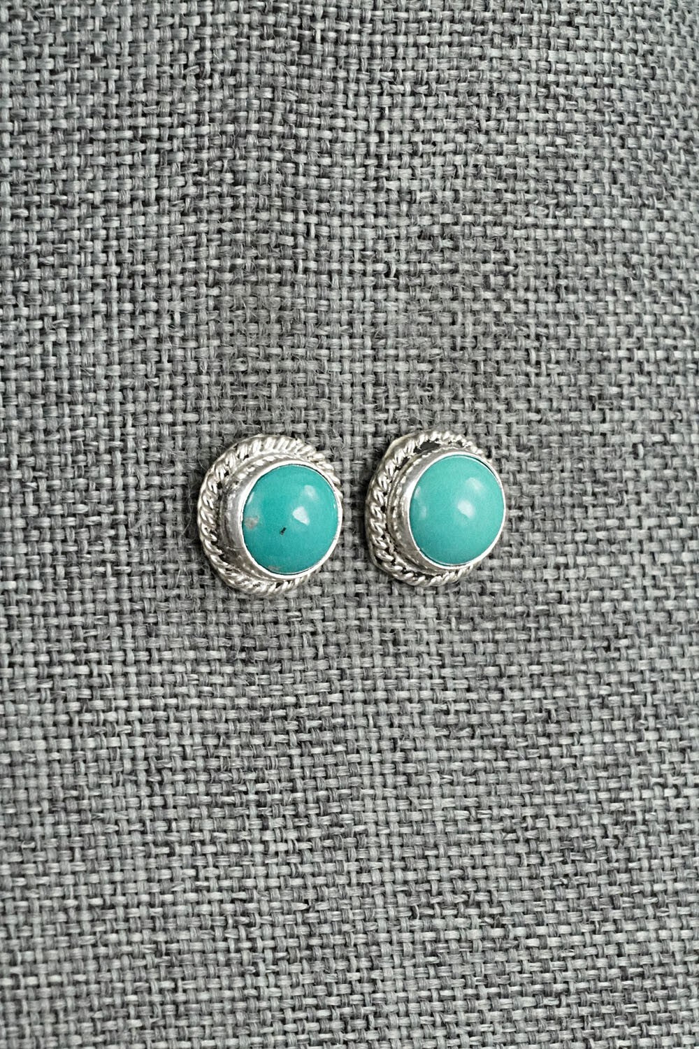Turquoise & Sterling Silver Earrings - Byron Begay