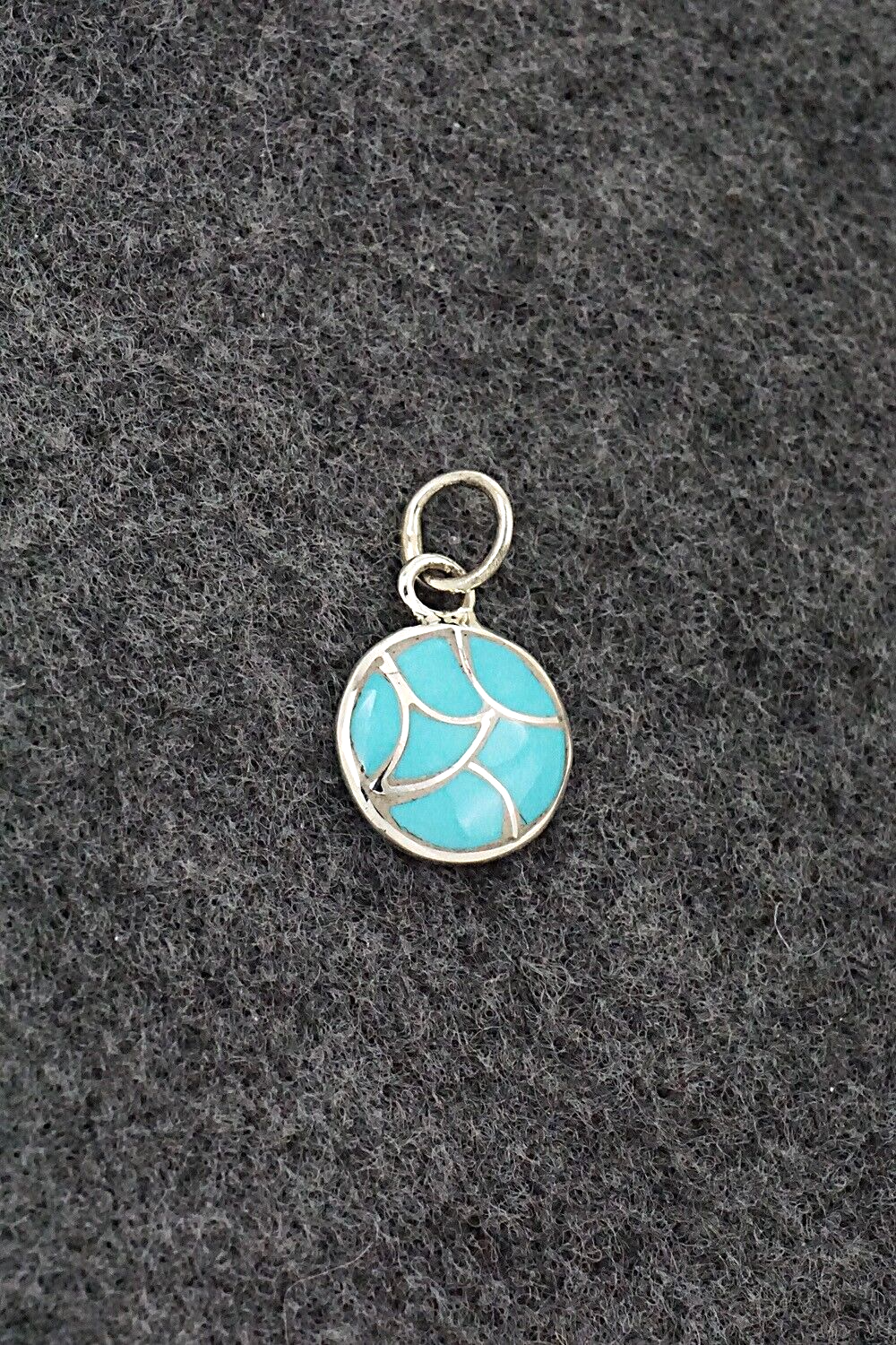 Turquoise & Sterling Silver Pendant - Orena Leekya