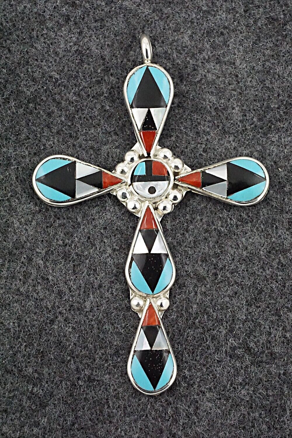 Multi-Stone & Sterling Silver Pendant - Florency Lucio