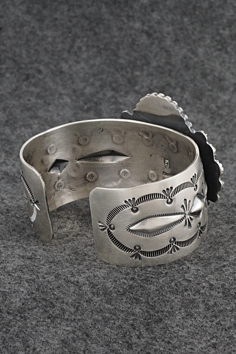 Turquoise & Sterling Silver Bracelet - Raymond Delgarito