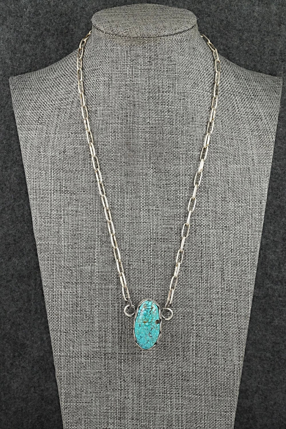 Turquoise & Sterling Silver Necklace - Randy Boyd