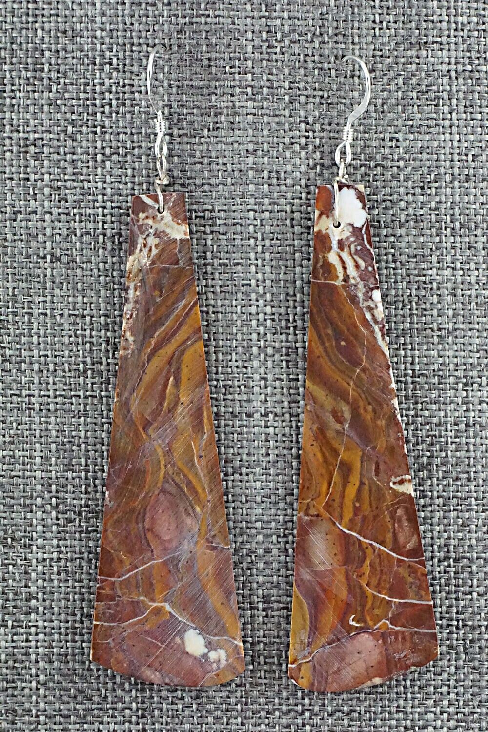 Wild Horse & Sterling Silver Earrings - Francis Garcia