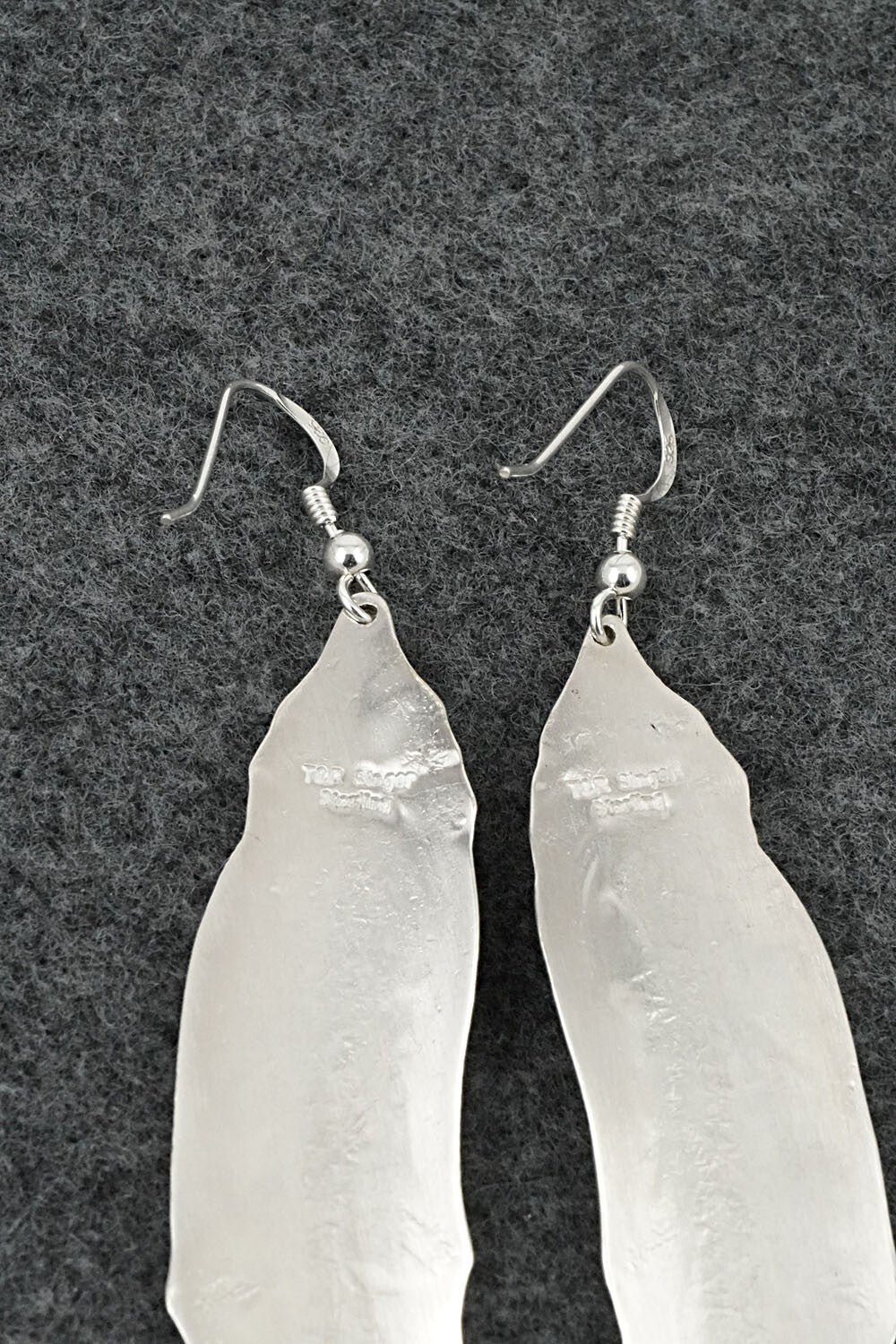 Onyx & Sterling Silver Earrings - Rosita Singer