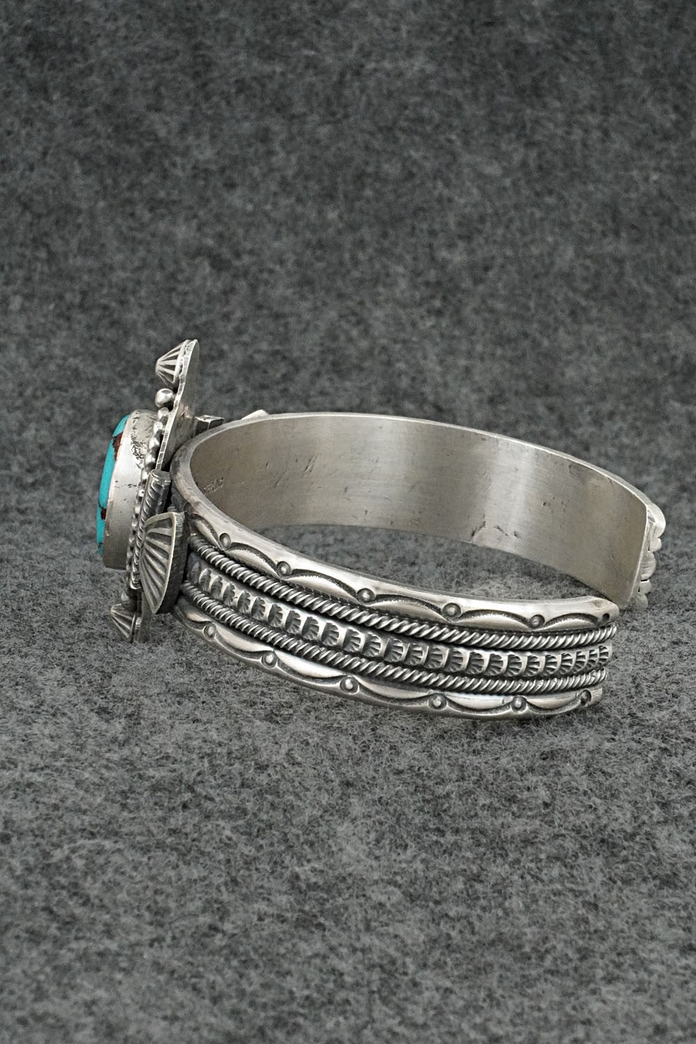 Turquoise & Sterling Silver Bracelet - Michael Calladitto