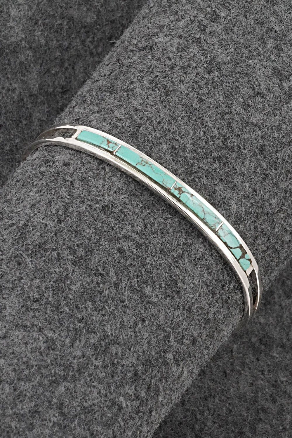Turquoise & Sterling Silver Bracelet - Jamie Johnson
