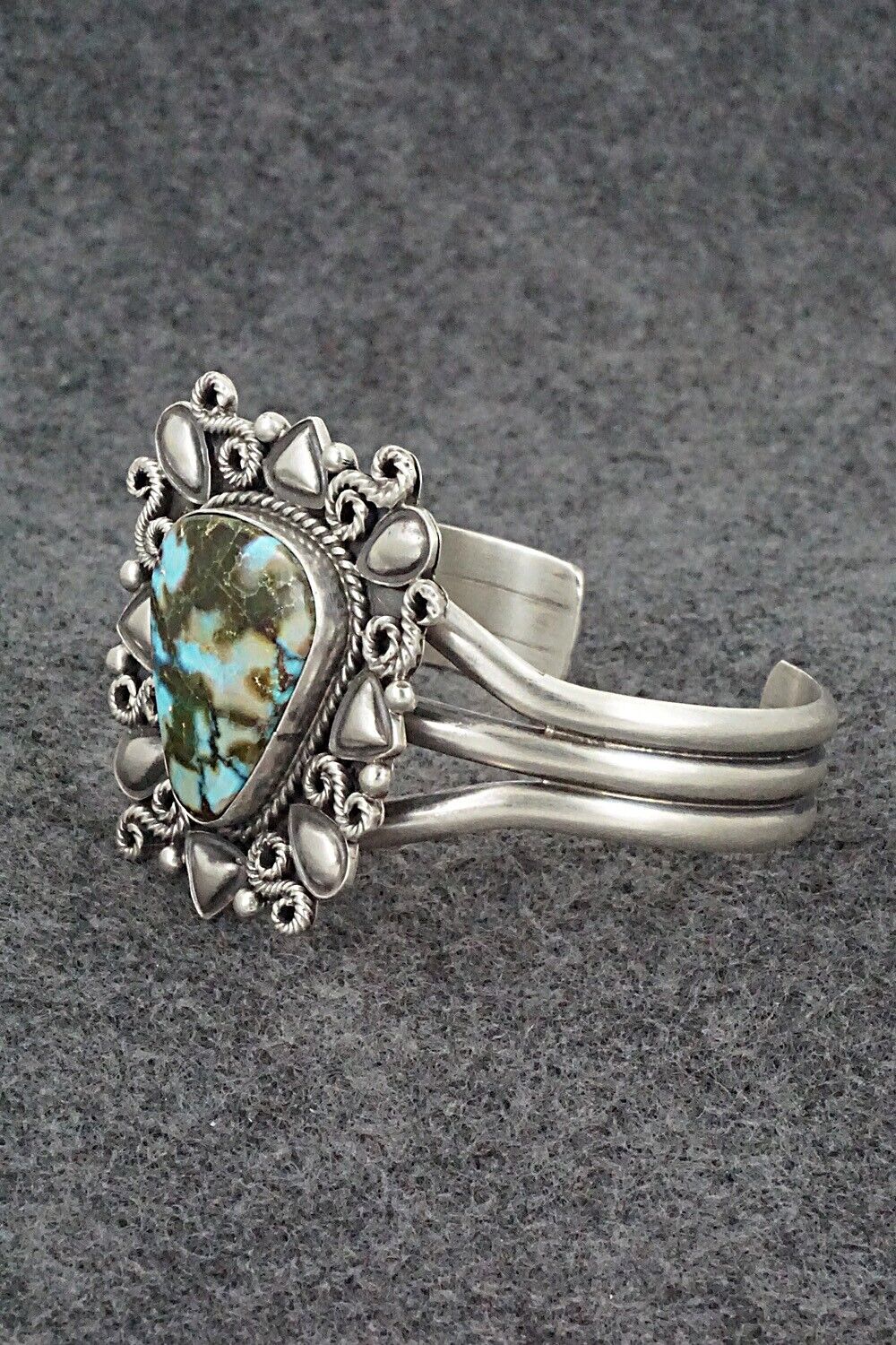 Turquoise & Sterling Silver Bracelet - Derrick Gordon