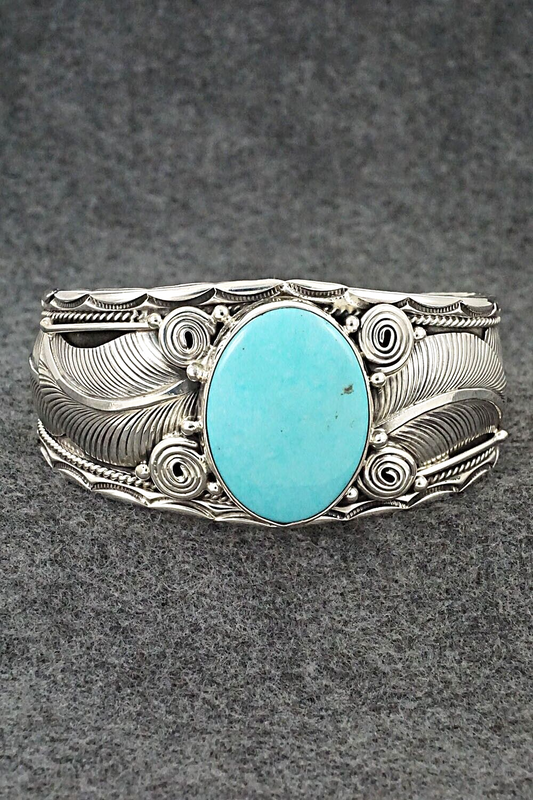Turquoise & Sterling Silver Bracelet - Darrell Morgan