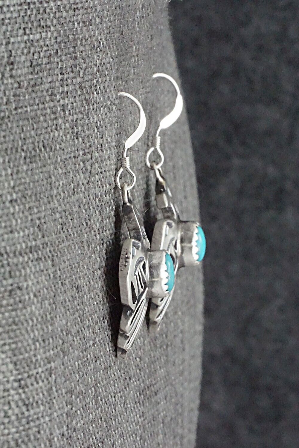 Turquoise & Sterling Silver Earrings - Paige Gordon