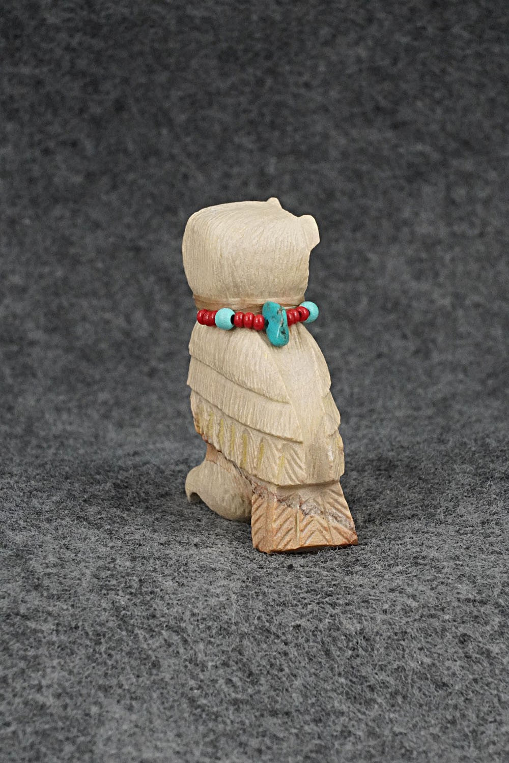 Owl Zuni Fetish Carving - Douglas Martza