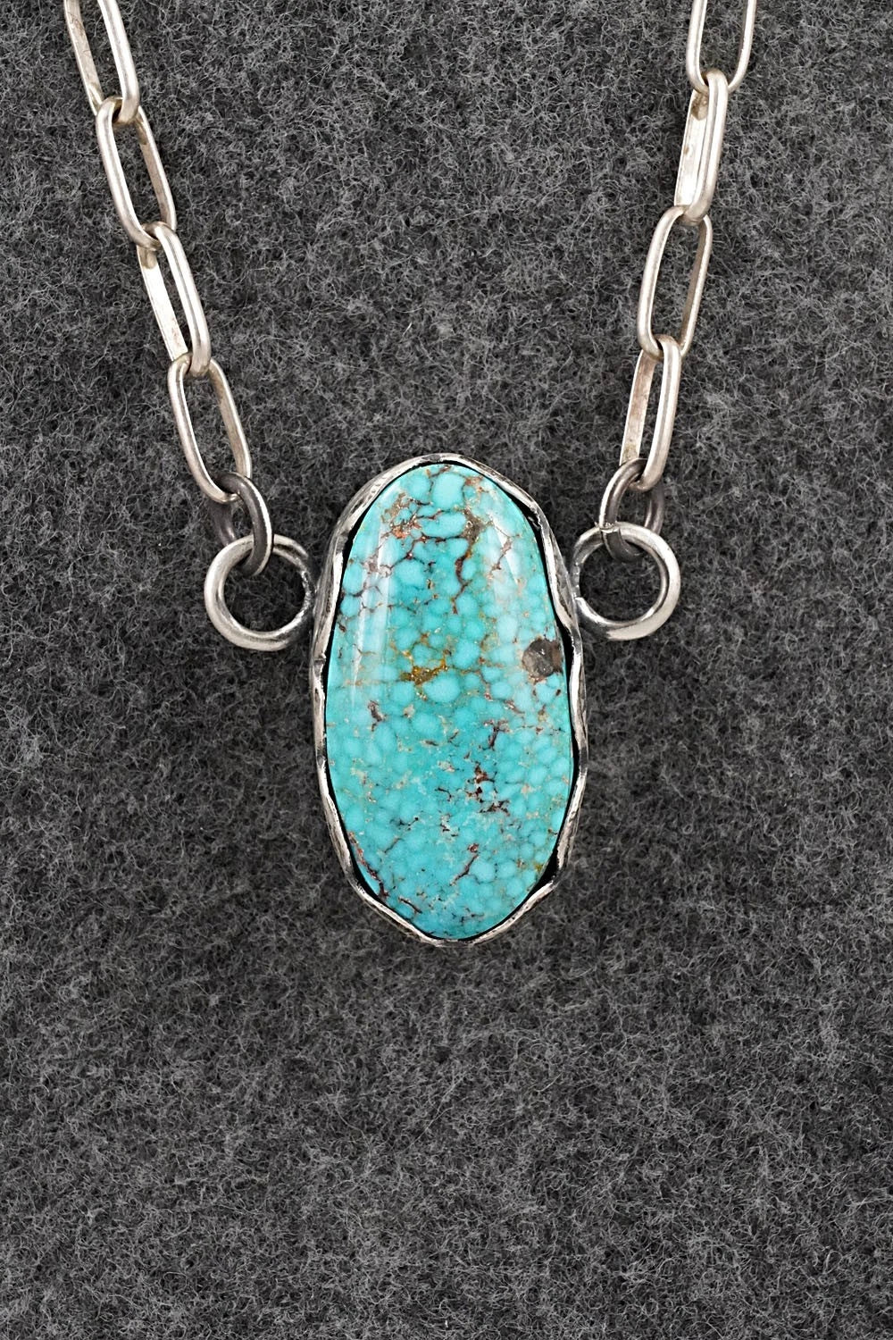 Turquoise & Sterling Silver Necklace - Randy Boyd