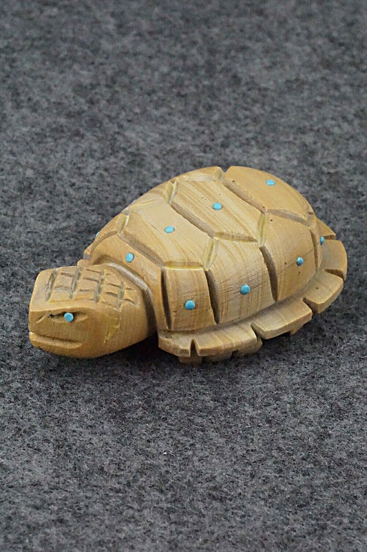 Tortoise Turtle Zuni Fetish Carving - Douglas Martza
