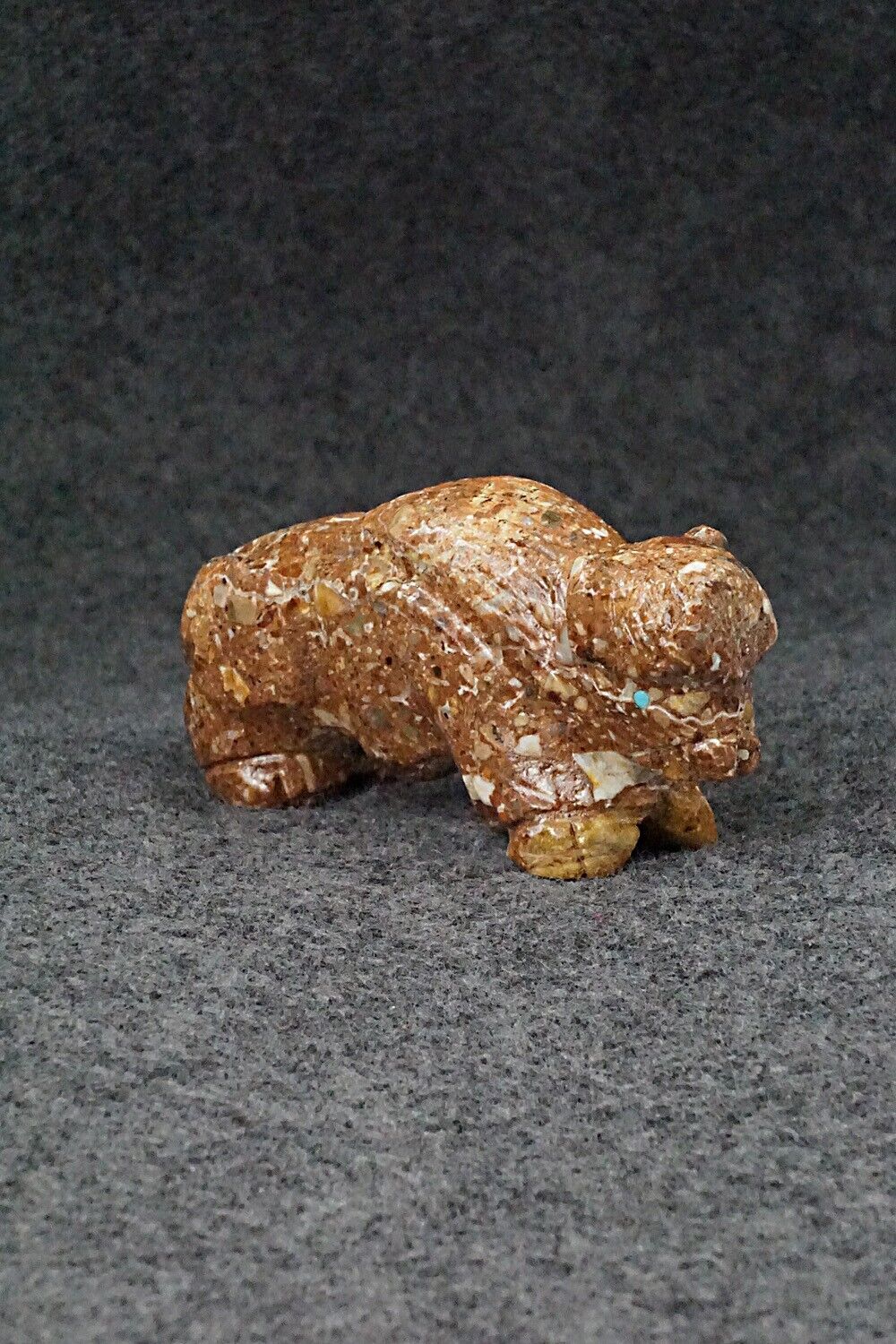 Buffalo Zuni Fetish Carving - Tony Mackel