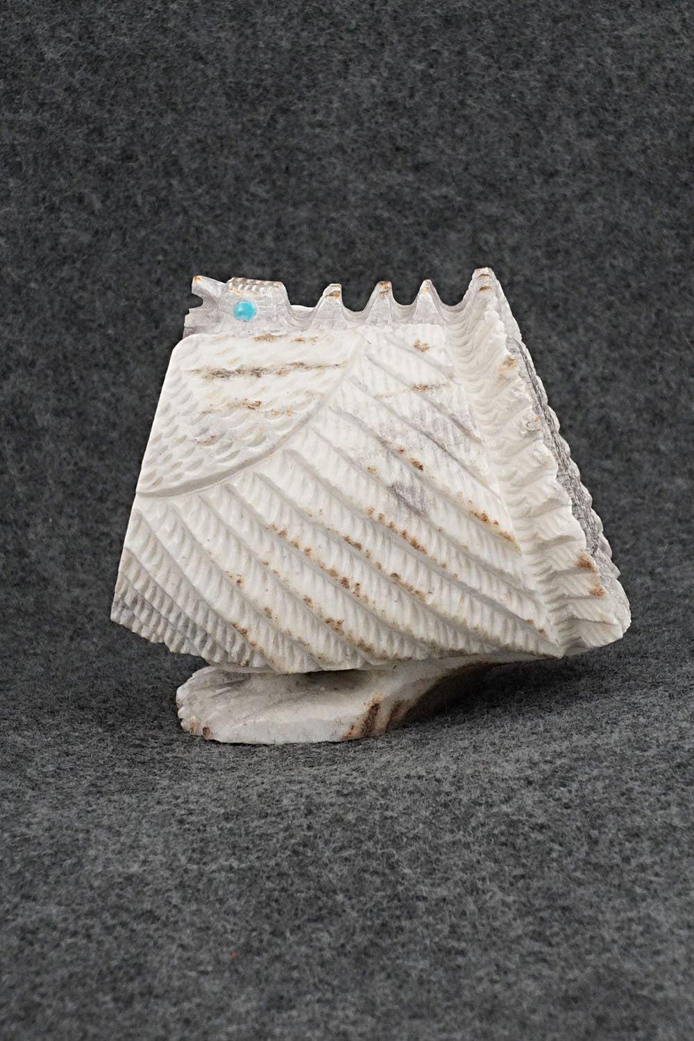 Turkey Zuni Fetish Carving - Garrick Weeka