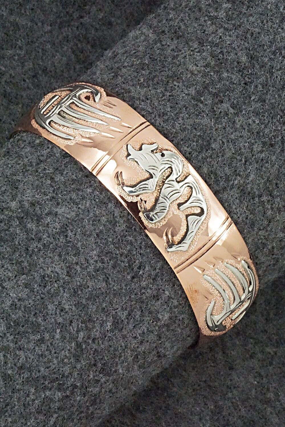 Copper & Sterling Silver Bracelet - Charlene Begay