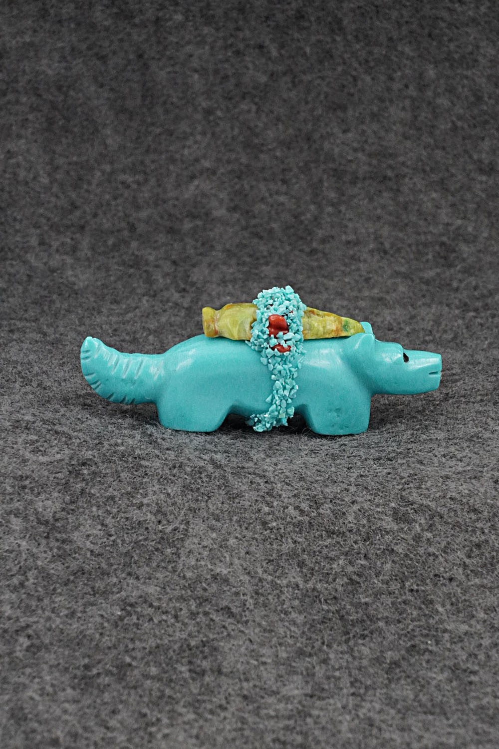 Wolf Zuni Fetish Carving - Marvelita Phillips