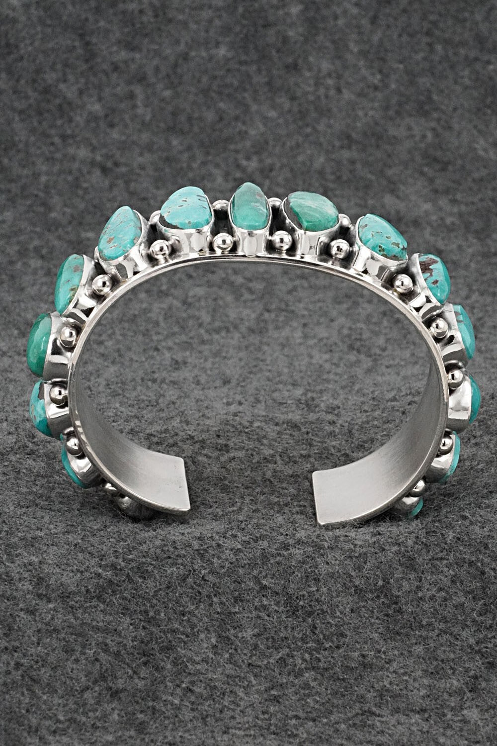 Turquoise & Sterling Silver Bracelet - Mark Yazzie
