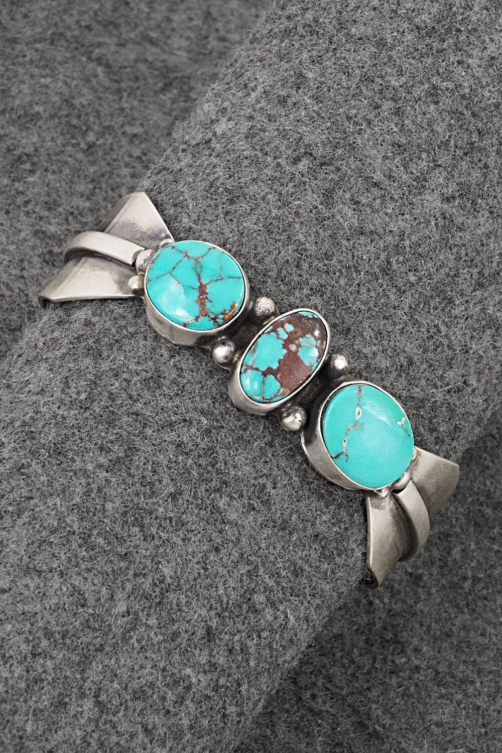 Turquoise & Sterling Silver Bracelet - Darrin Livingston