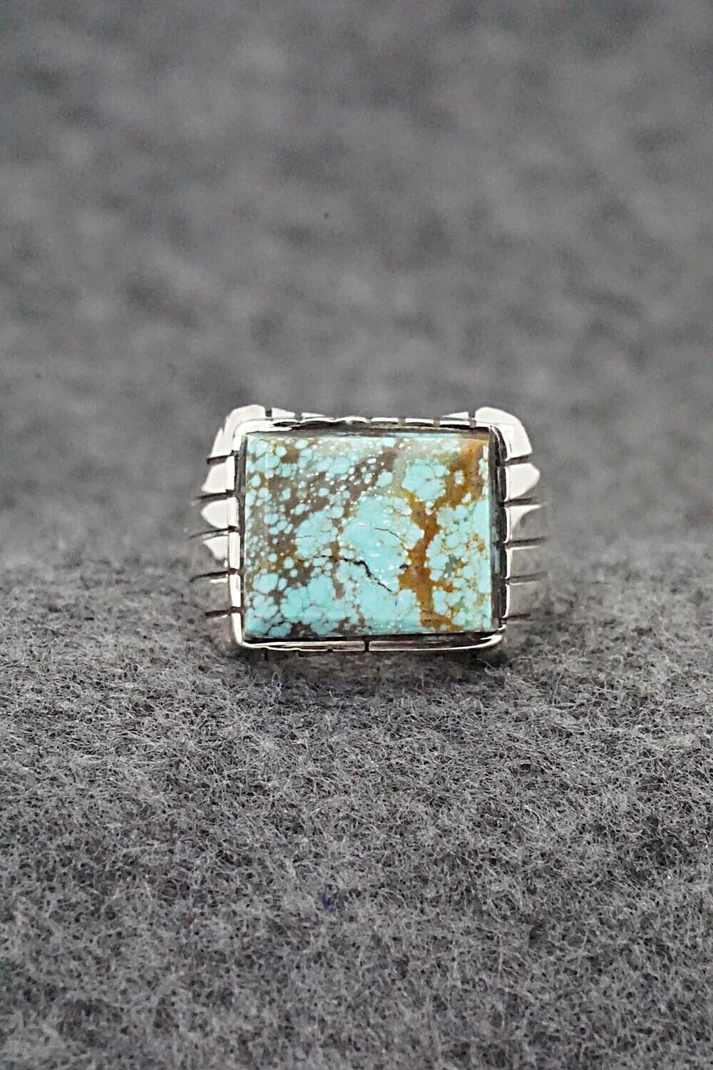 Turquoise & Sterling Silver Ring - Trevor Jack - Size 9