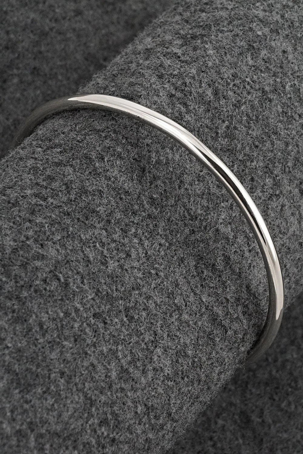 Sterling Silver Bangle Bracelet - Elaine Tahe