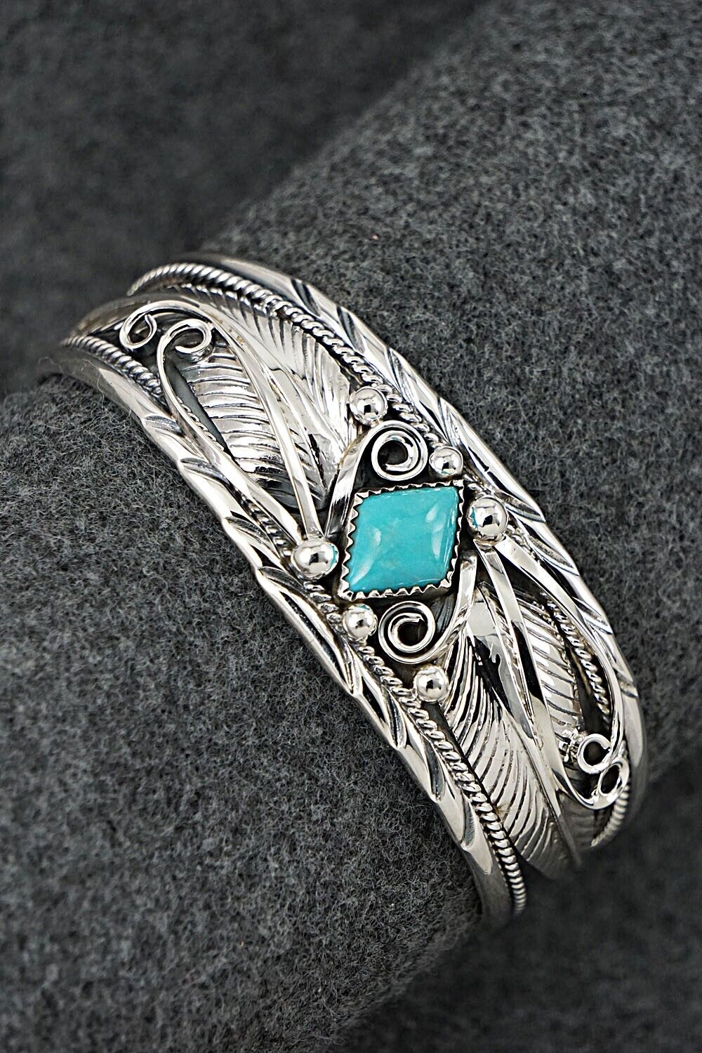 Turquoise & Sterling Silver Bracelet - Davey Morgan