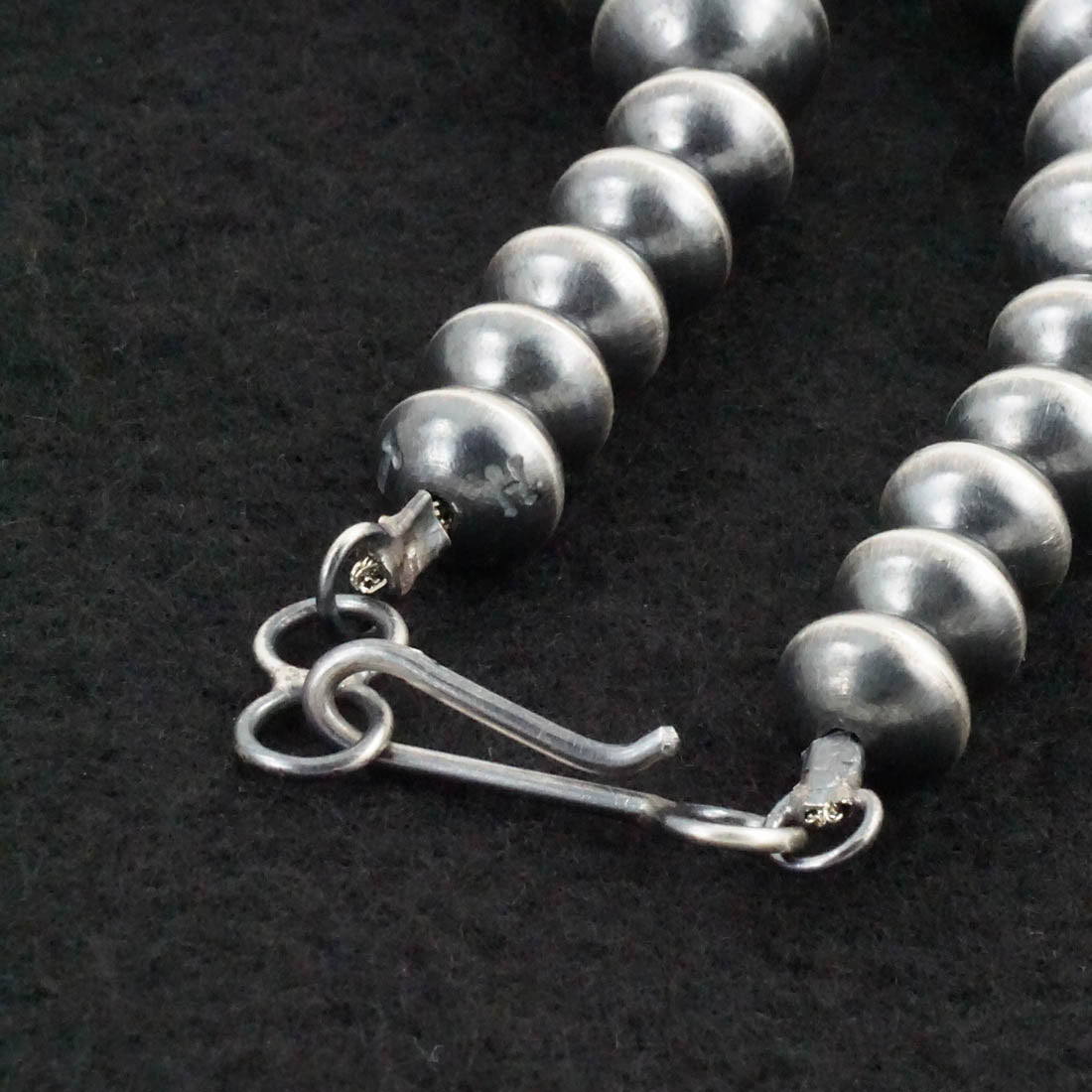 Tonisha Haley Sterling Silver Navajo Pearl Necklace 24"
