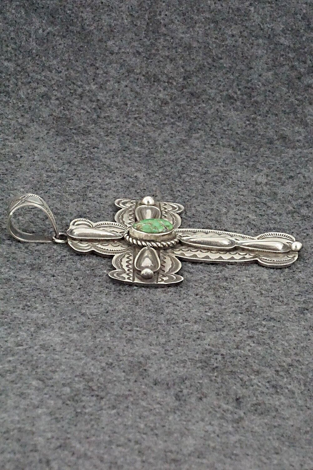 Turquoise & Sterling Silver Pendant - Alex Sanchez