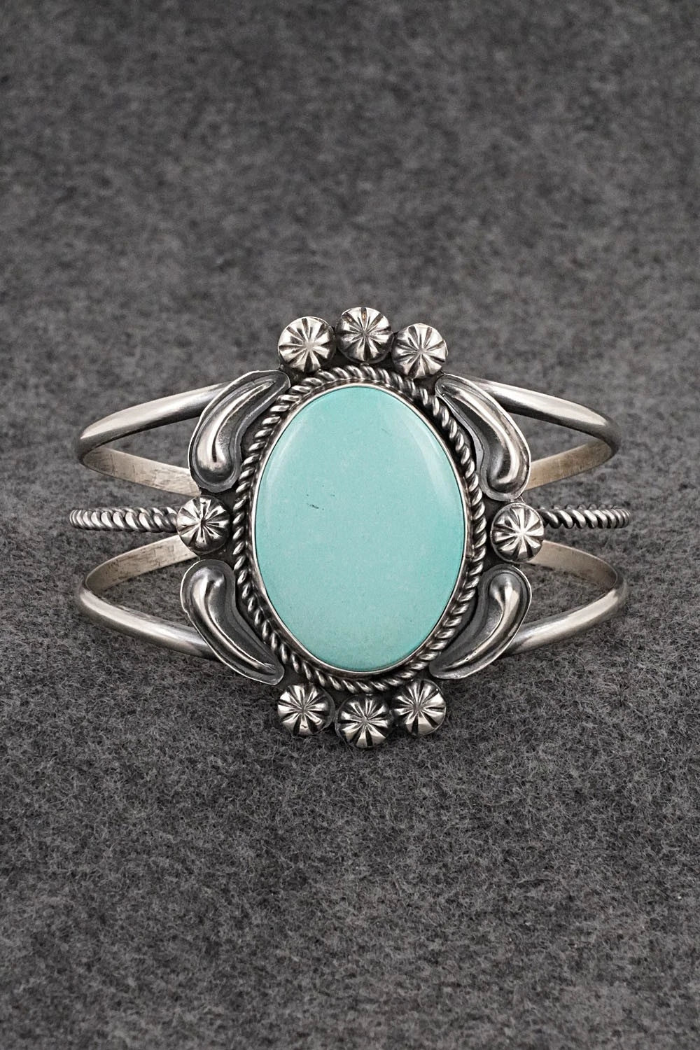 Turquoise & Sterling Silver Bracelet - Jeff James Jr.
