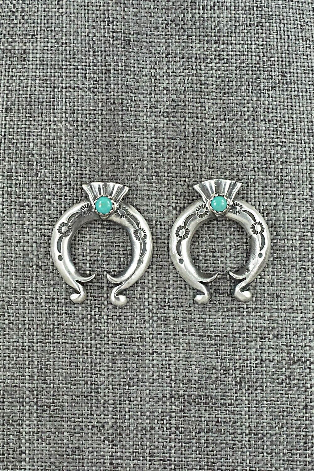 Turquoise & Sterling Silver Earrings - Paige Gordon