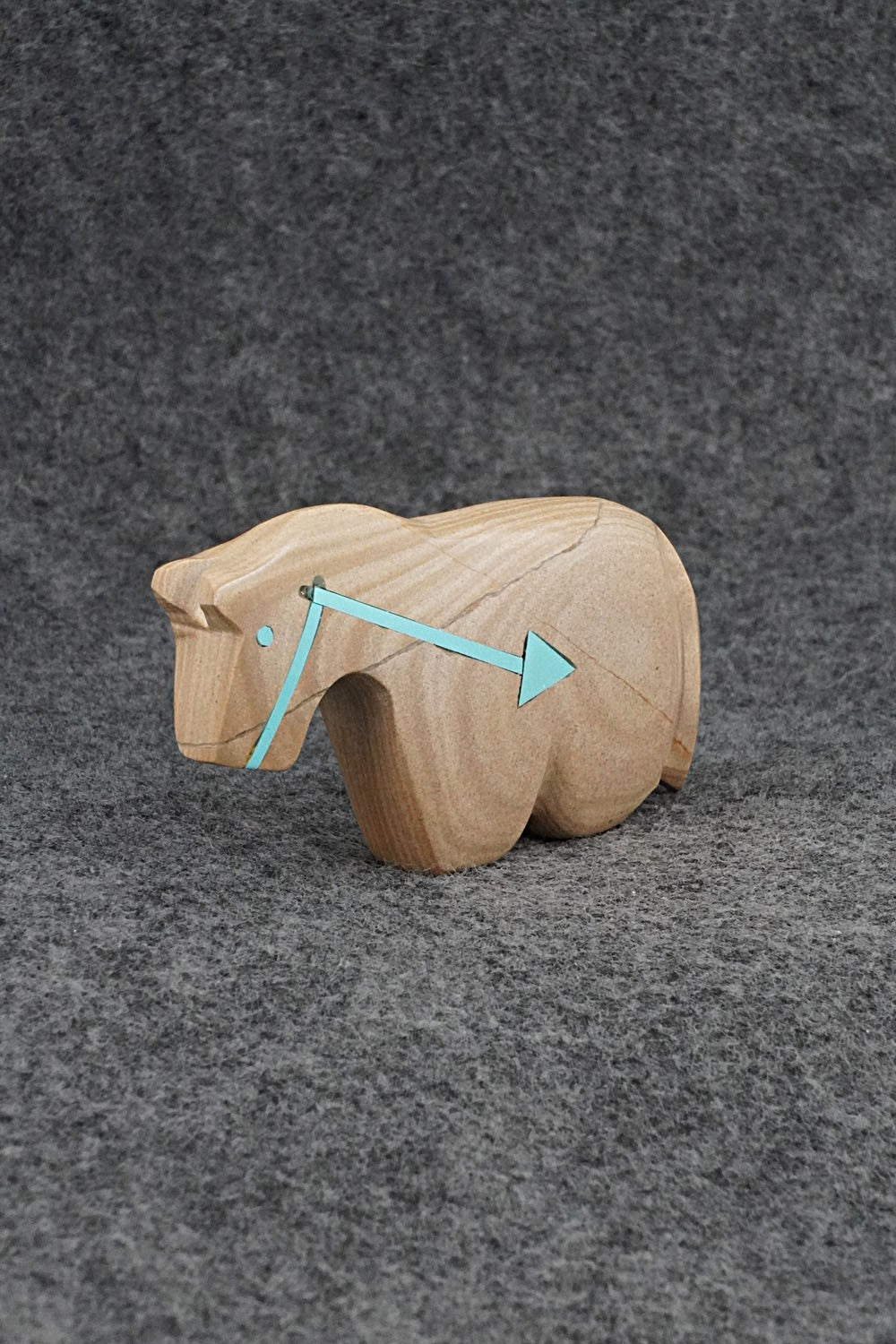 Horse Zuni Fetish Carving - Bernard Laiwakete