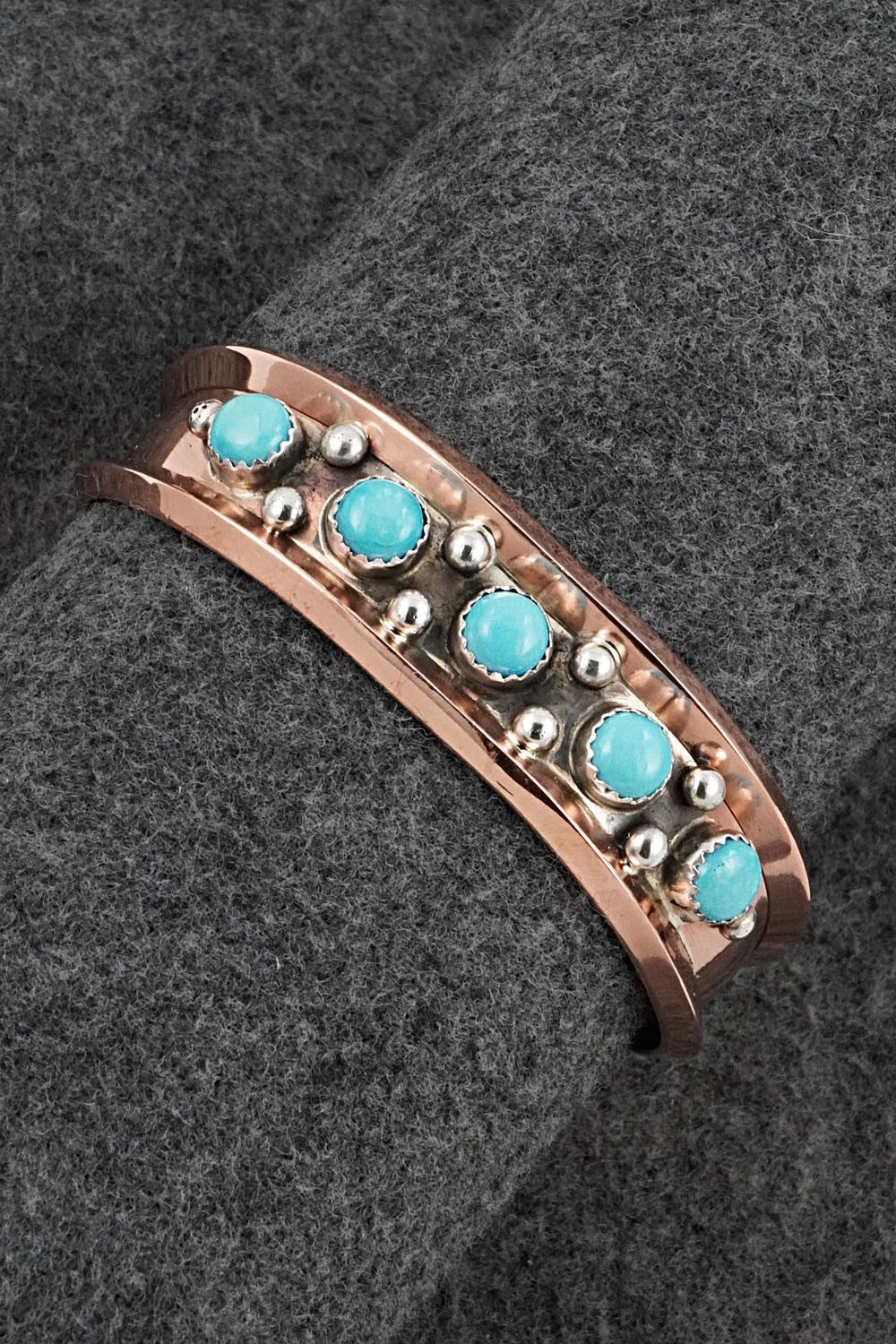 Turquoise & Copper Bracelet - Paul Largo