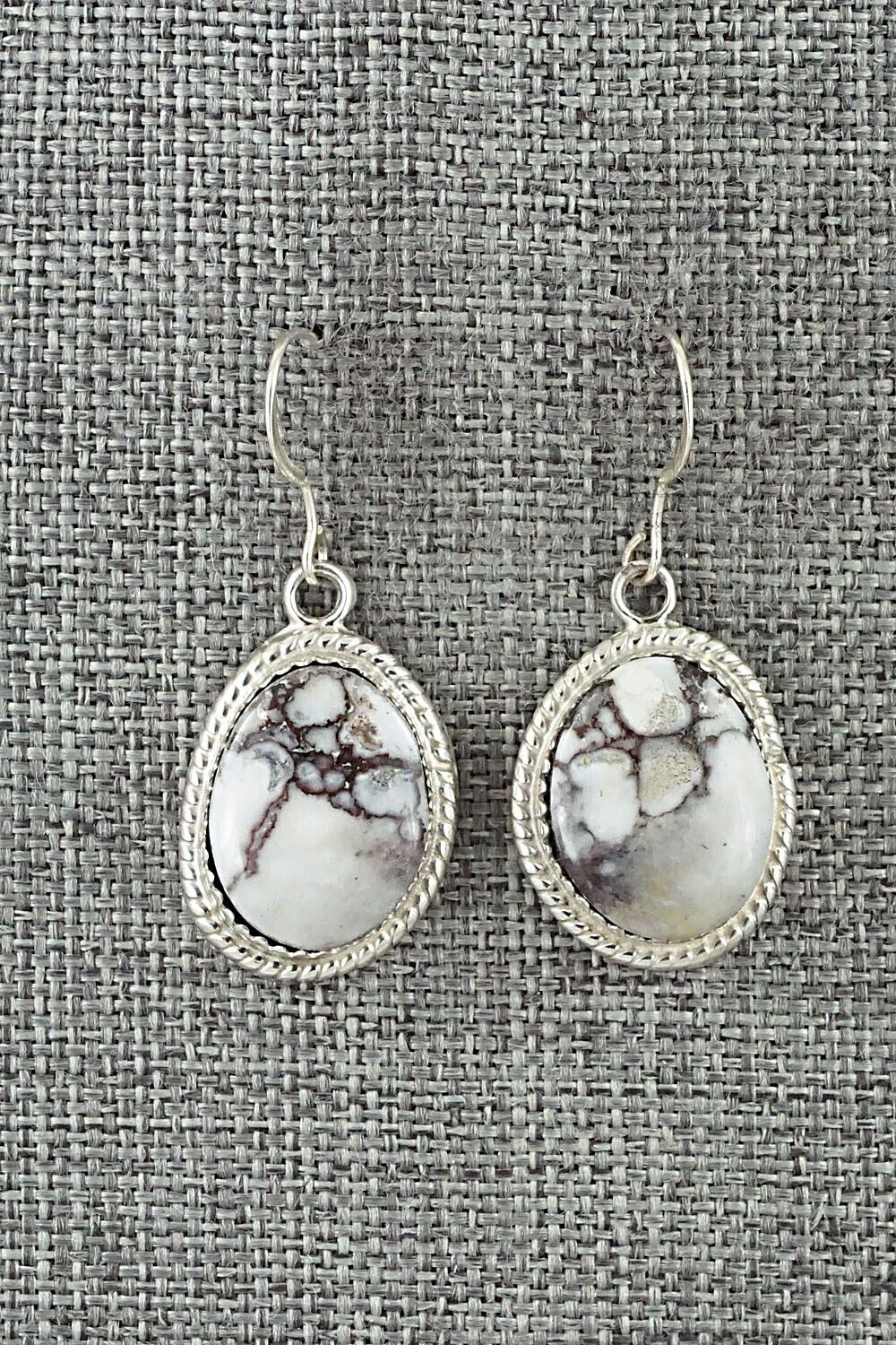 Wild Horse & Sterling Silver Earrings - Sheena Jack