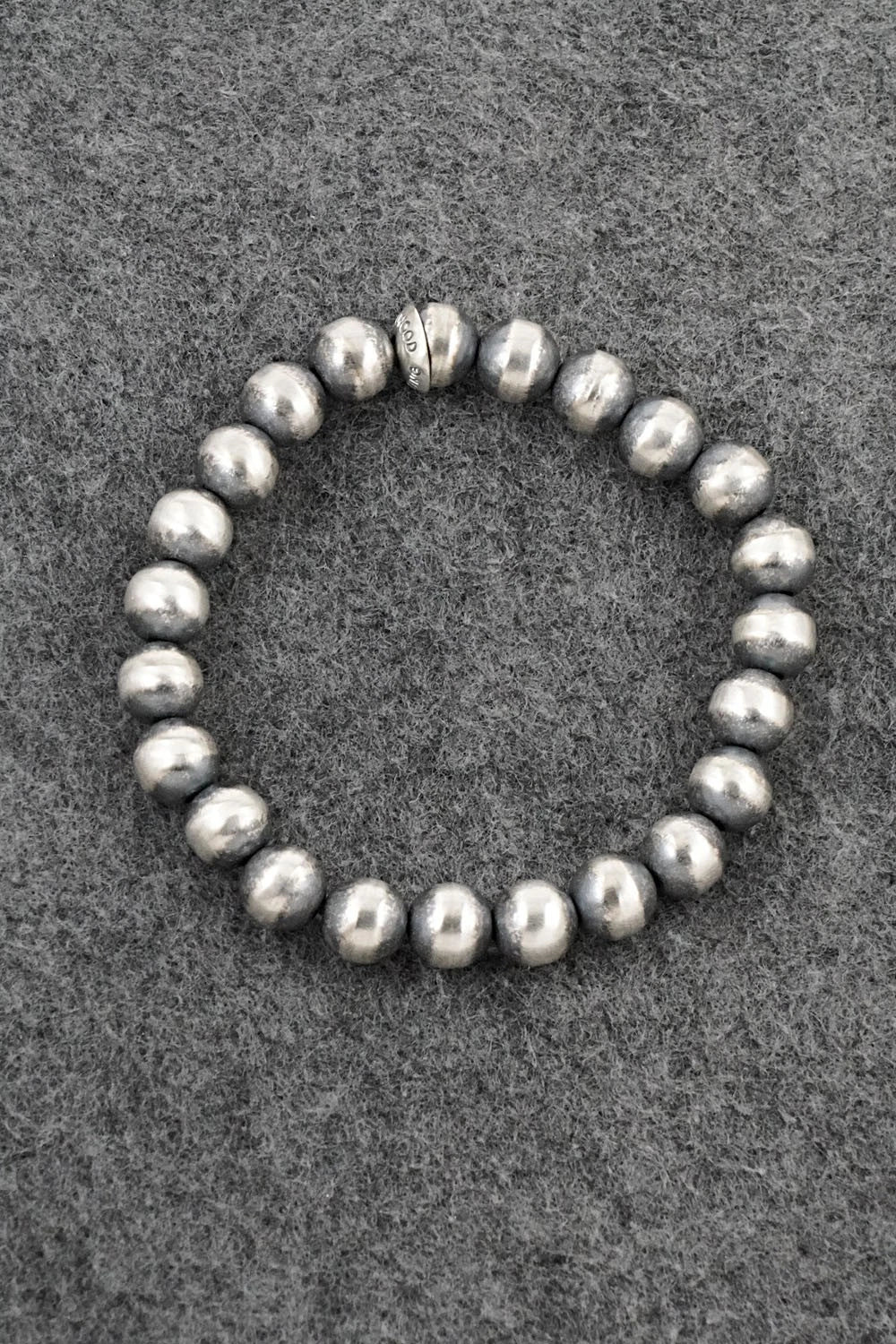 Sterling Silver Navajo Pearl Bracelet - Bryannen Halwood