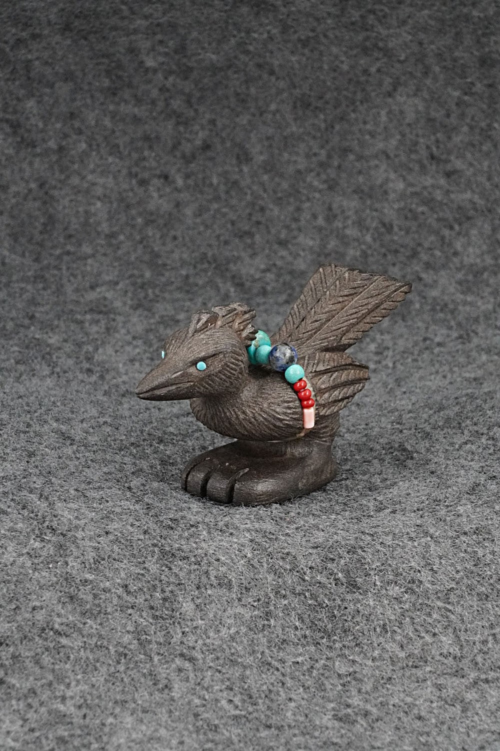 Roadrunner Zuni Fetish Carving - Douglas Martza