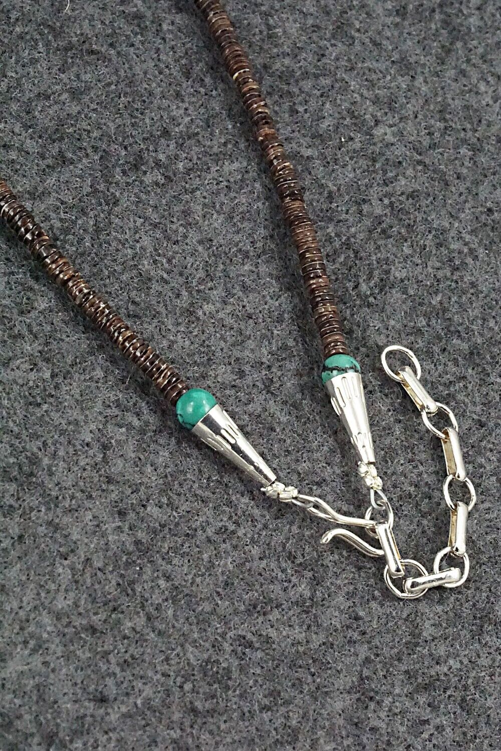 Multi-Stone and Sterling Silver Necklace - Helen Tsosie