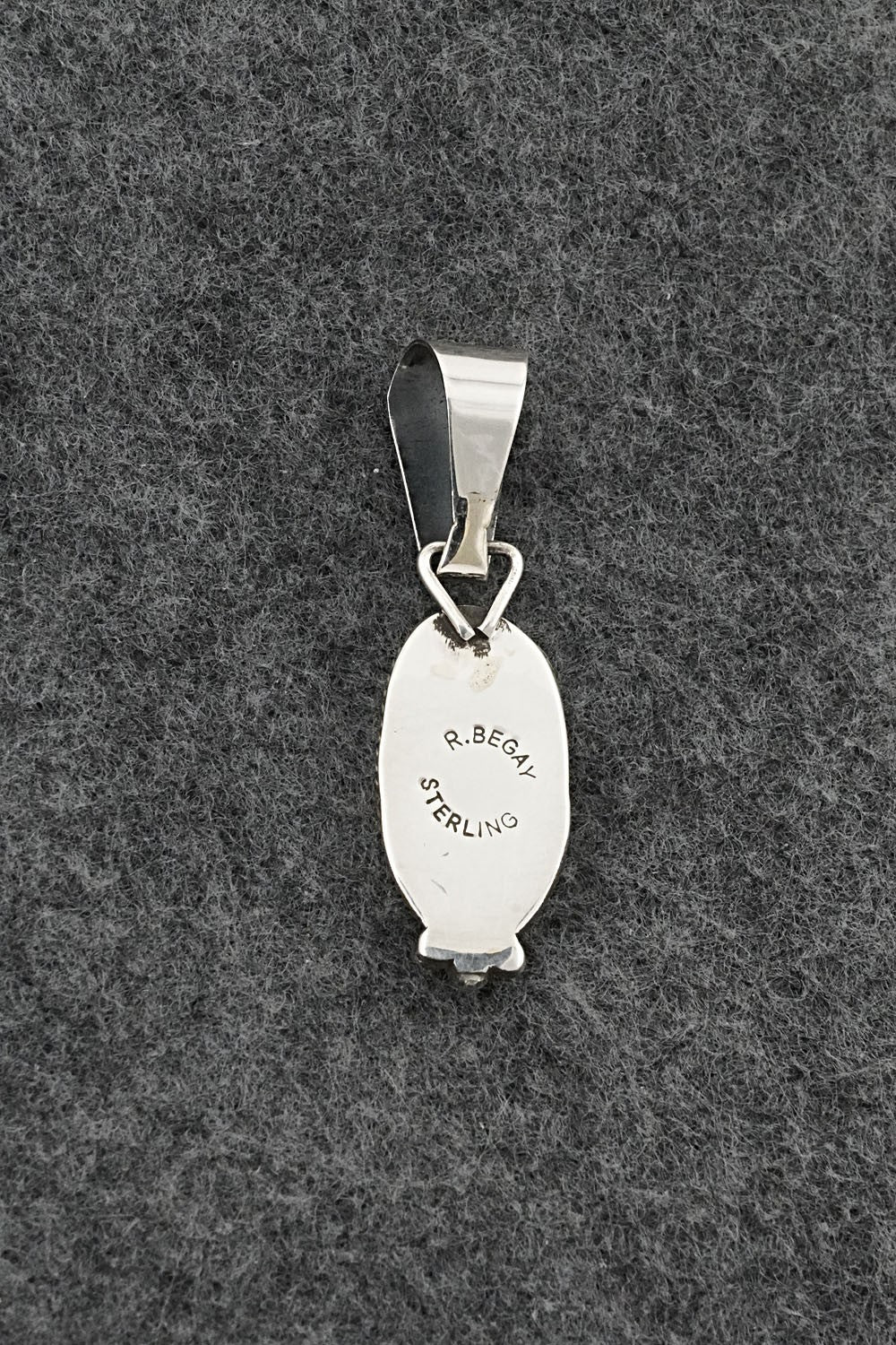 Turquoise & Sterling Silver Pendant - Rena Begay