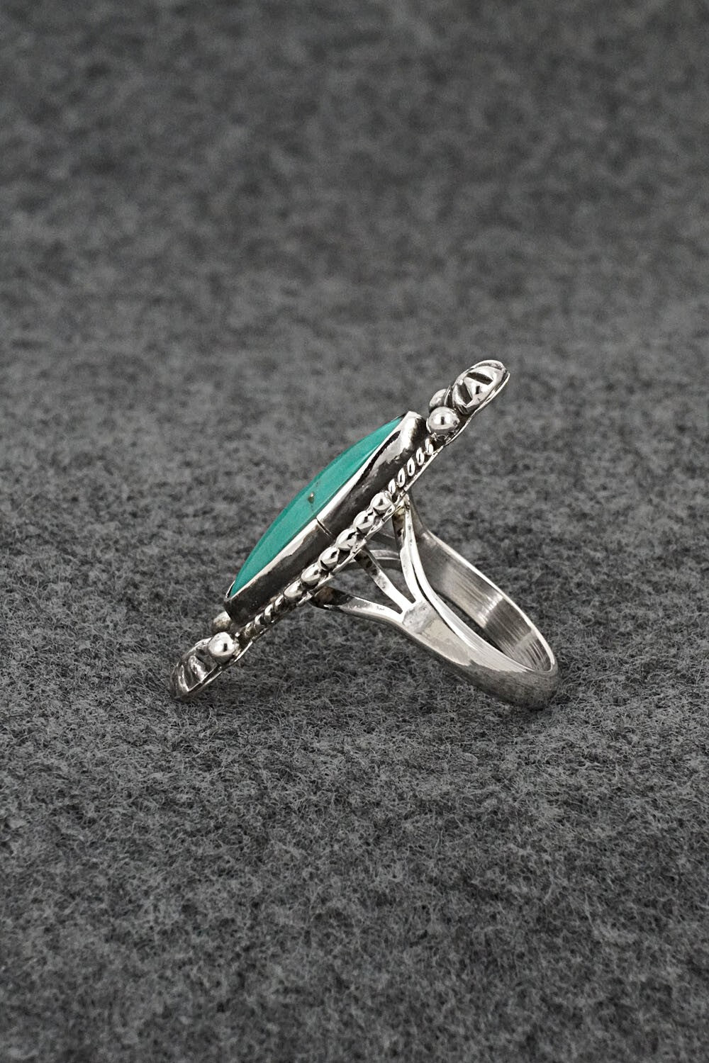 Turquoise & Sterling Silver Ring - Daniel Benally - Size 6