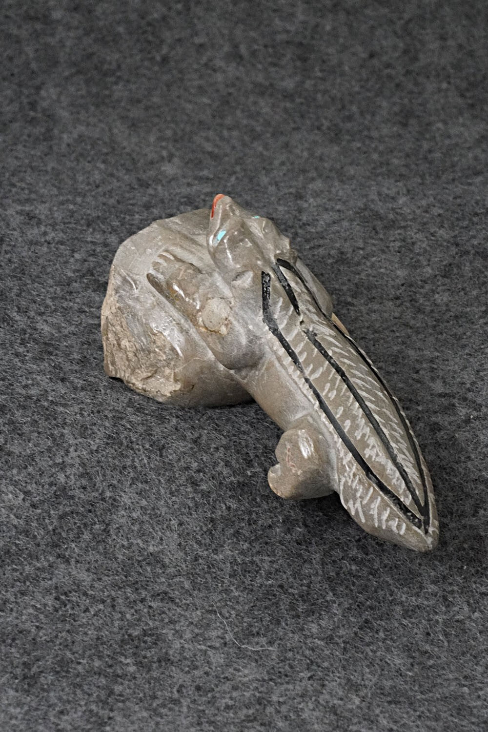 Badger Zuni Fetish Carving - Freddie Leekya