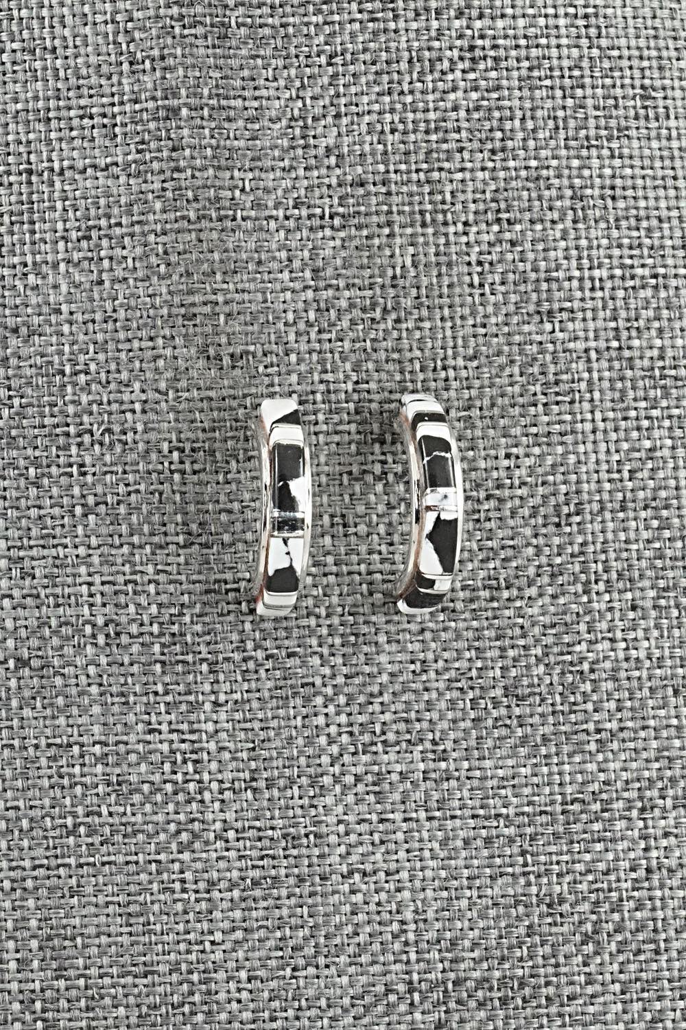 White Buffalo & Sterling Silver Earrings - Terrance Panteah