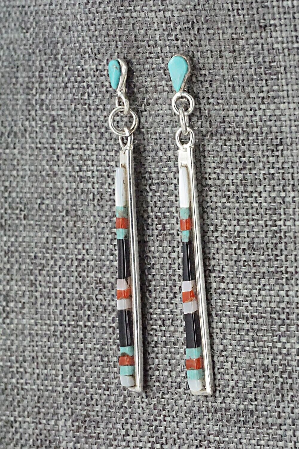 Multi-Stone & Sterling Silver Earrings - Jeanette Chavez