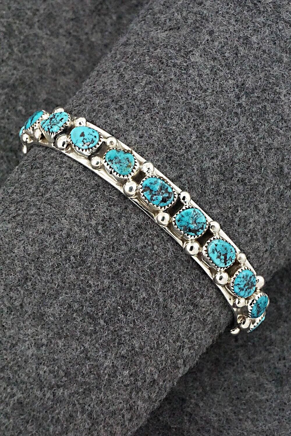Turquoise & Sterling Silver Bracelet - Darlene Begay