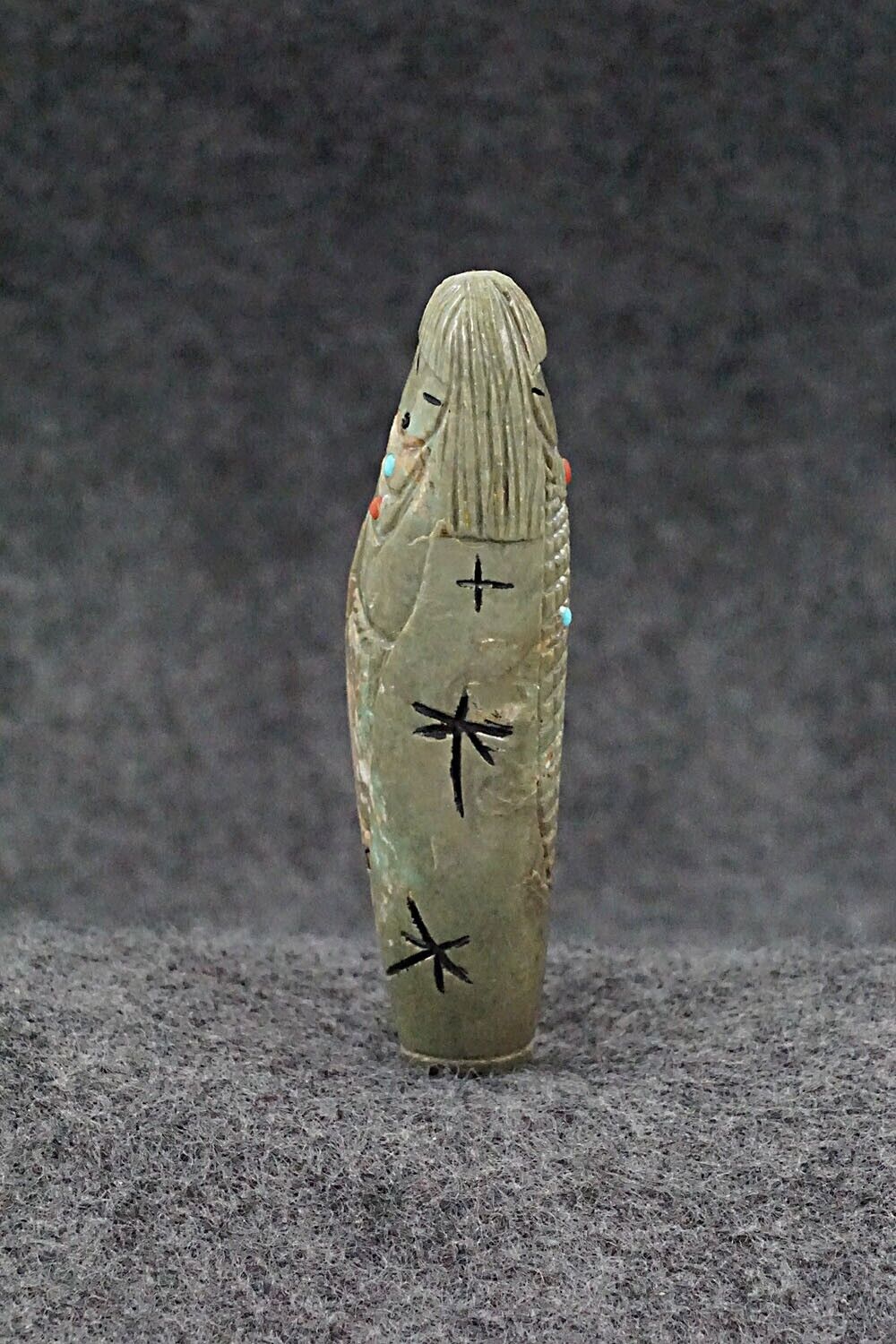 Corn Maiden Zuni Fetish Carving - Sandra Quandelacy