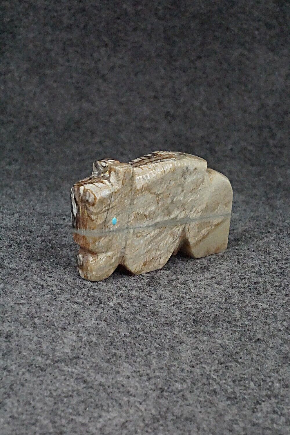 Buffalo Zuni Fetish Carving - Danny Lonjose