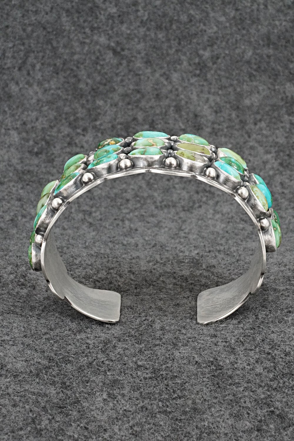 Turquoise & Sterling Silver Bracelet - Tom Lewis