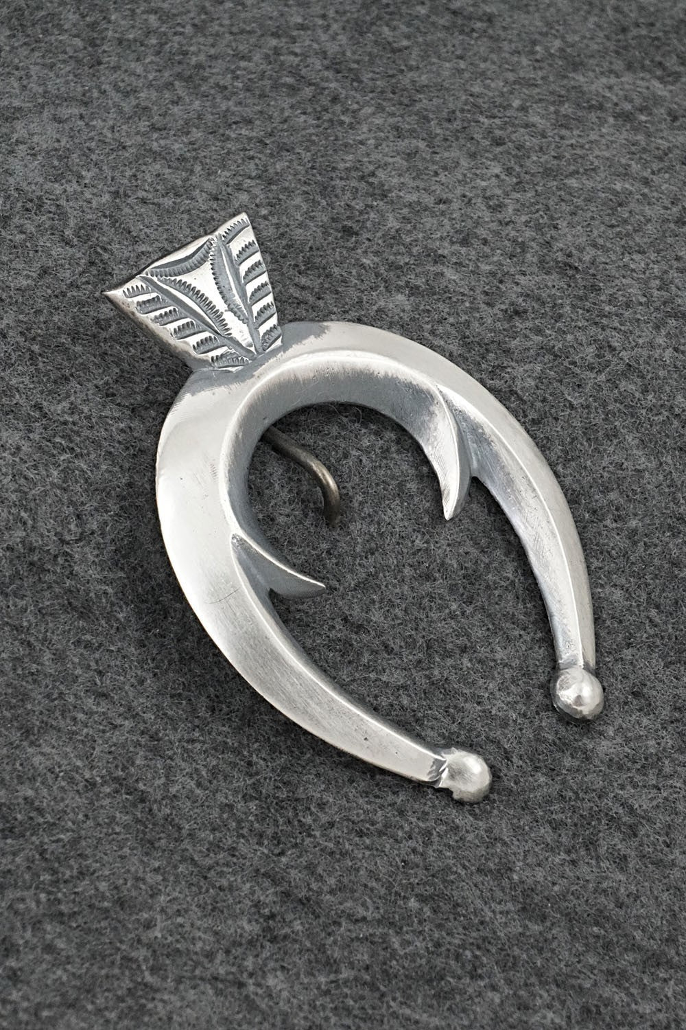 Sterling Silver Naja Pendant - Harrison Bitsue