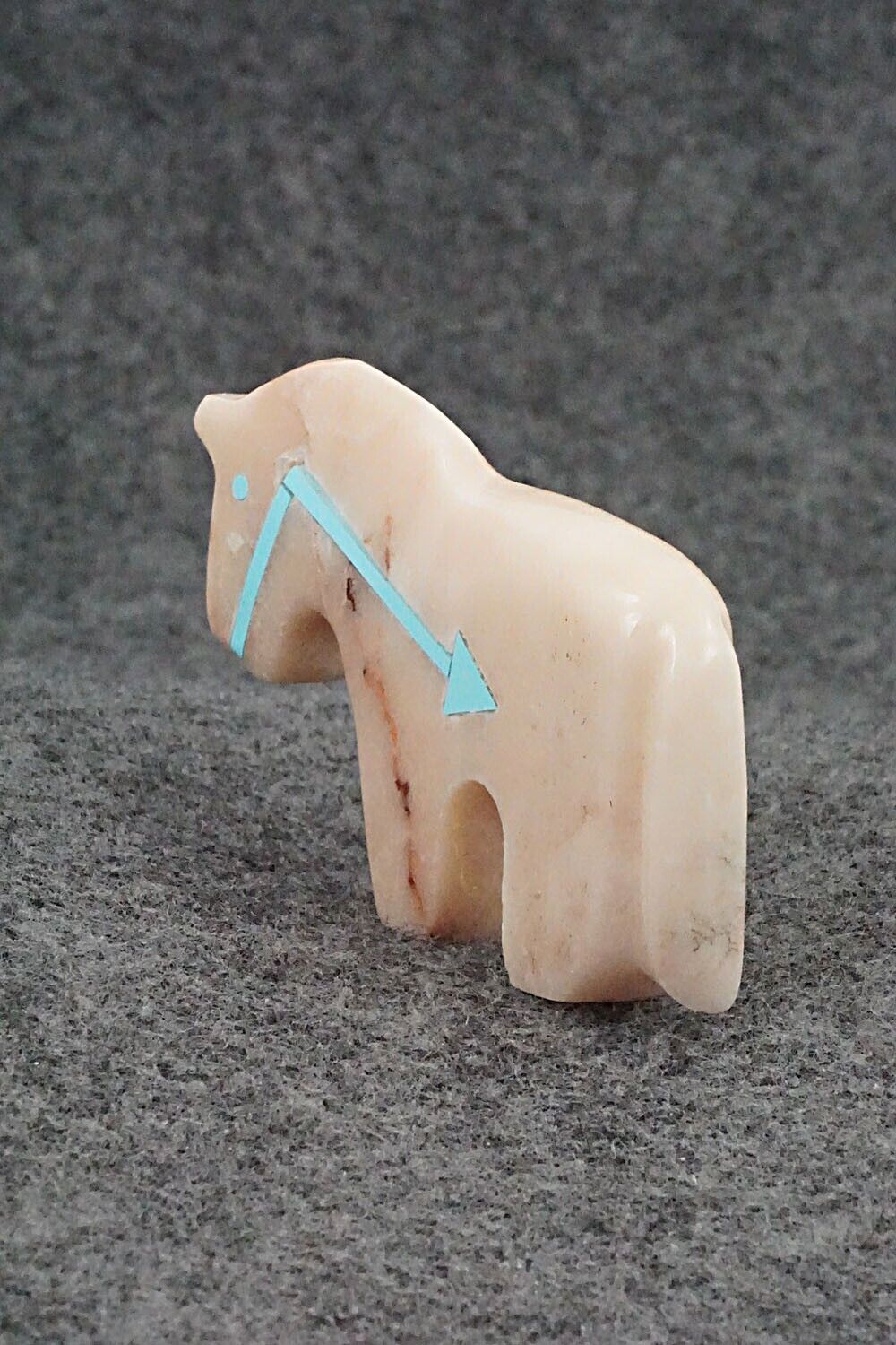 Horse Zuni Fetish Carving - Bernard Laiwakete