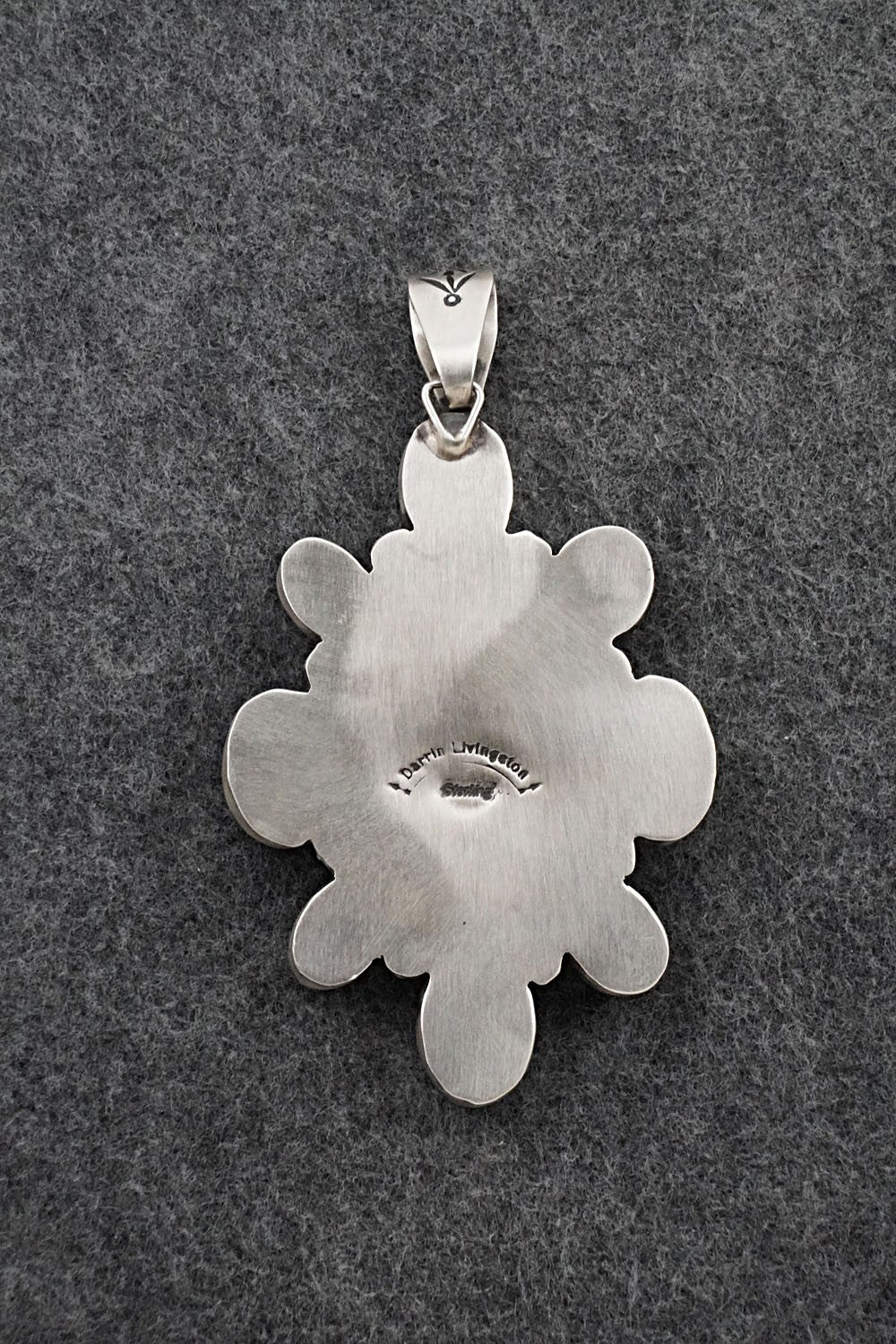 Turquoise & Sterling Silver Pendant - Darrin Livingston