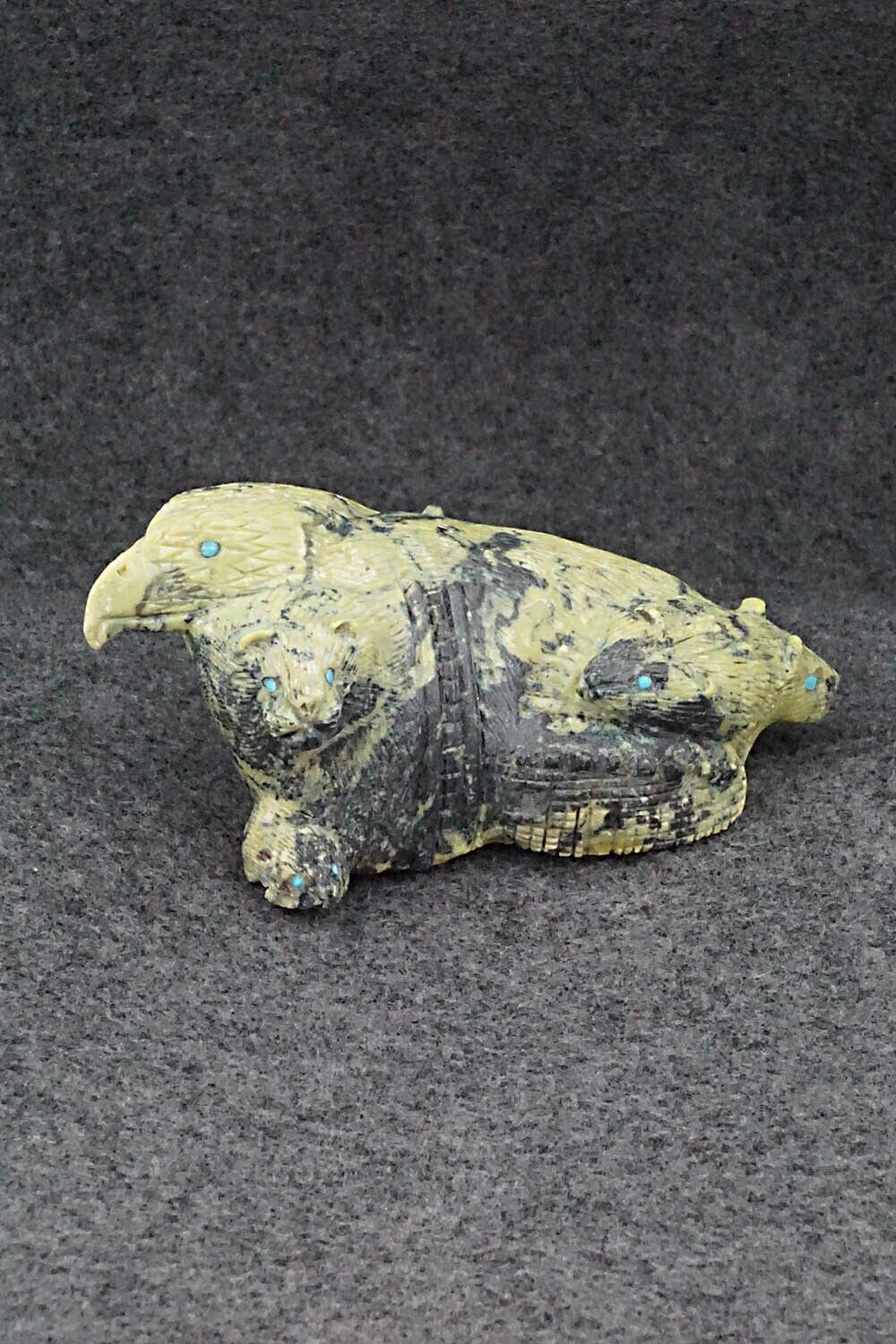 Six Directions Zuni Fetish Carving - Lance Cheama