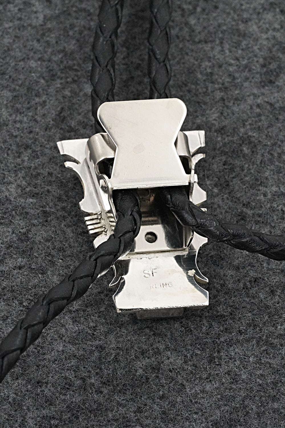 Turquoise & Sterling Silver Bolo Tie - Steve Francisco