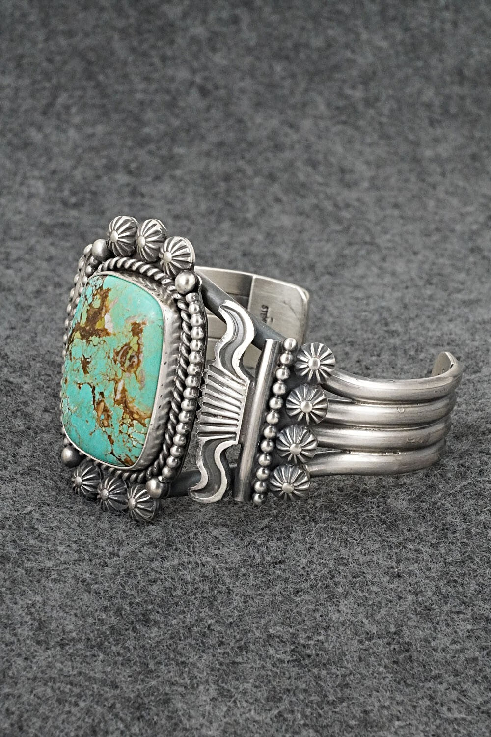 Turquoise & Sterling Silver Bracelet - Michael Calladitto