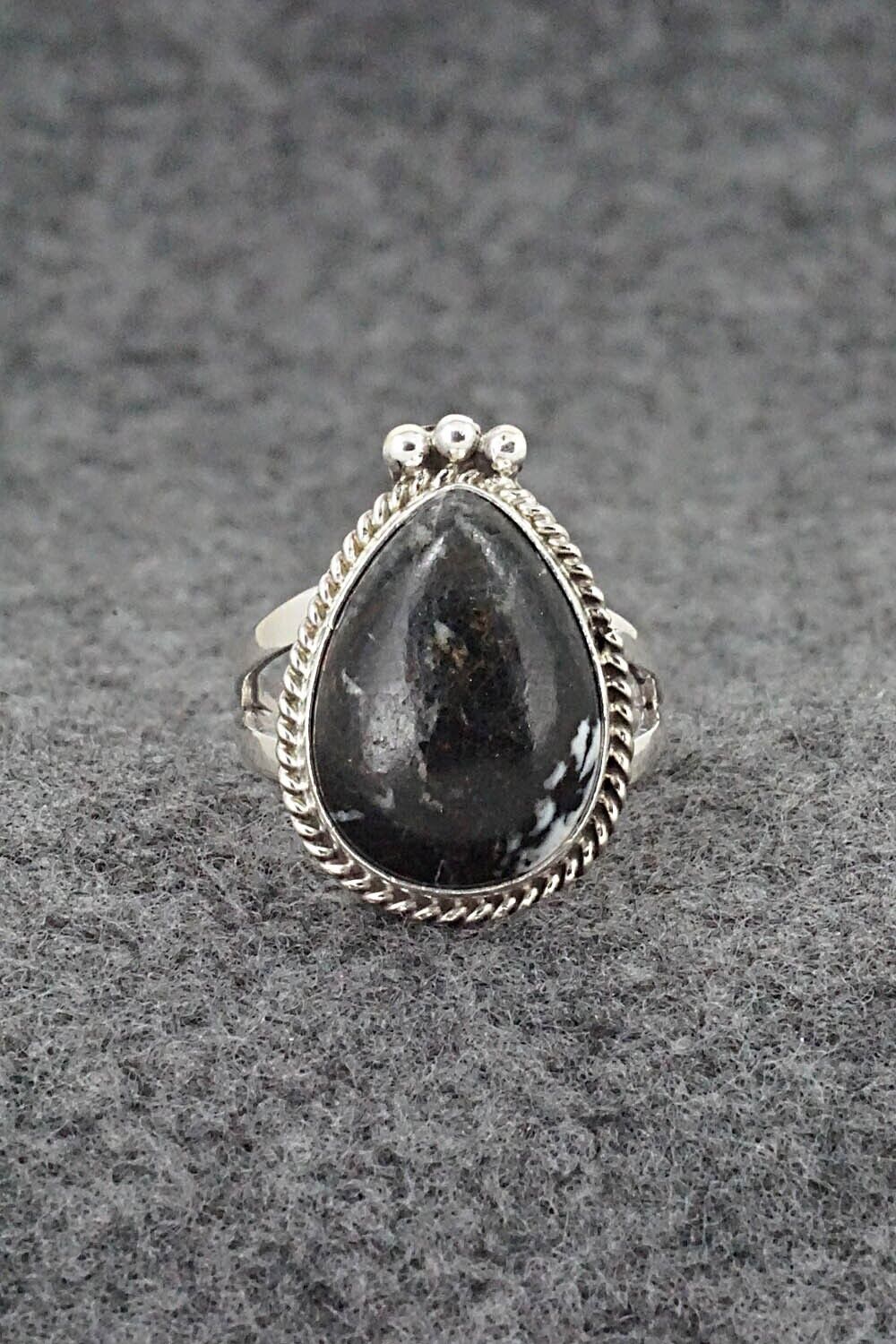 White Buffalo & Sterling Silver Ring - Benjamin Martinez - Size 7